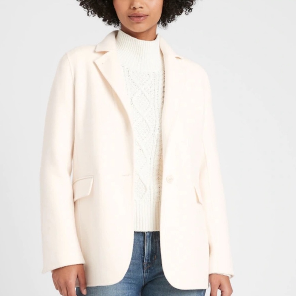 Banana Republic Fleece Blazer